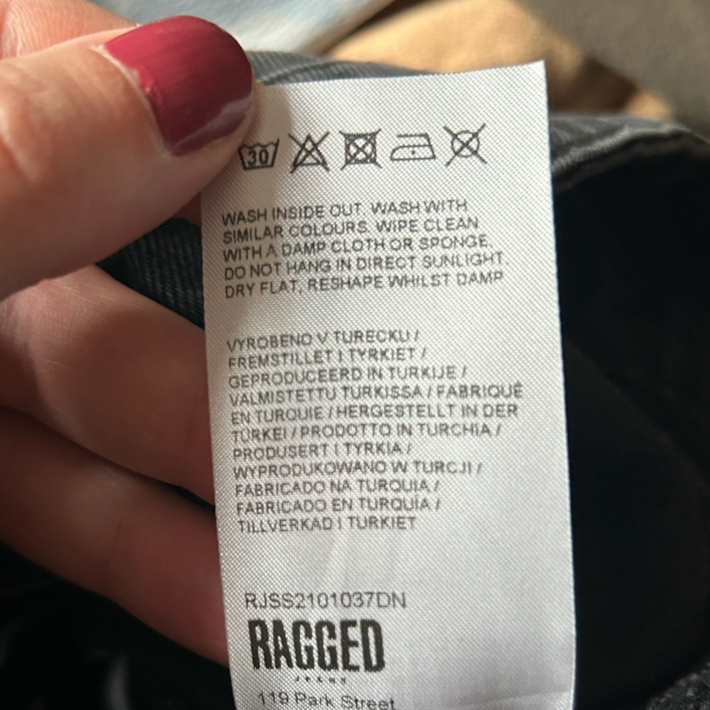 Ragged Priest Black High Waisted Jeans Size 26 — image 8 of 8